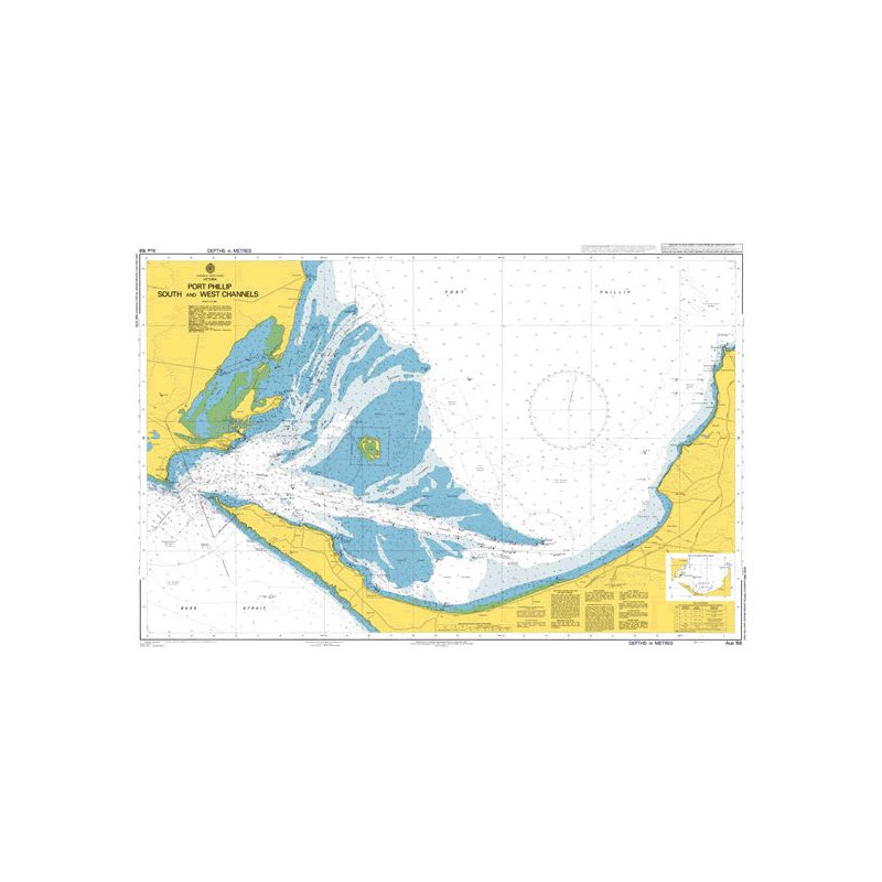 Australian Hydrographic Office - AUS158 - Port Phillip South and West Channels