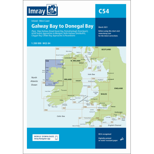 Imray - C54 - Galway Bay to Donegal Bay
