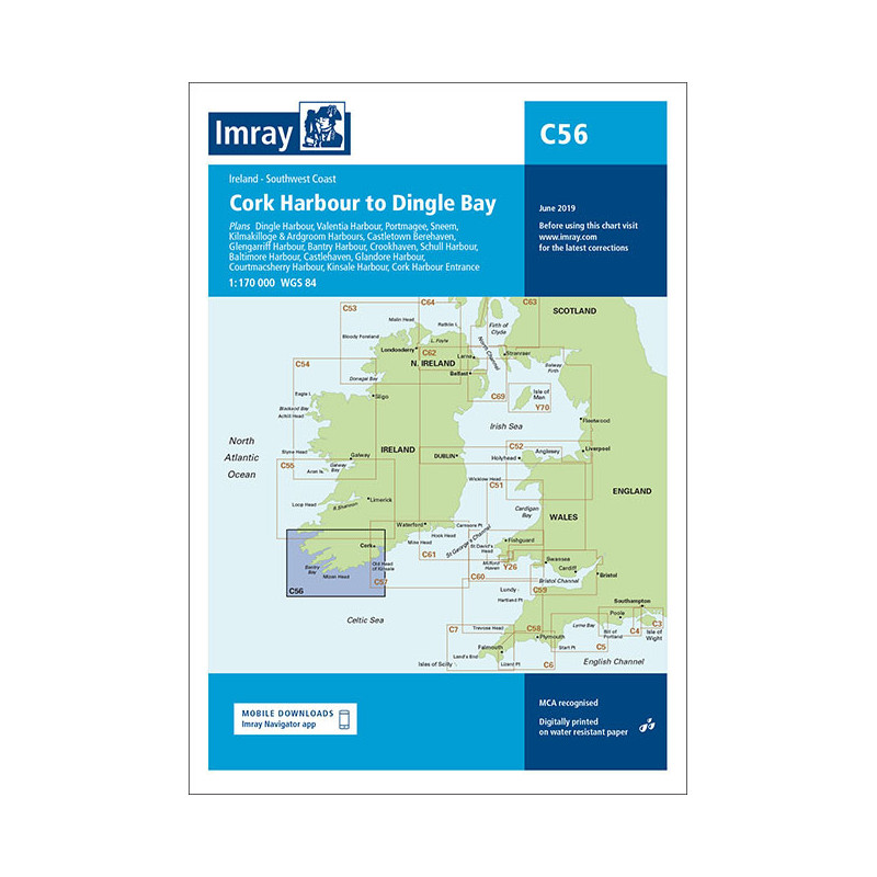 Imray - C56 - Cork Harbour to Dingle Bay