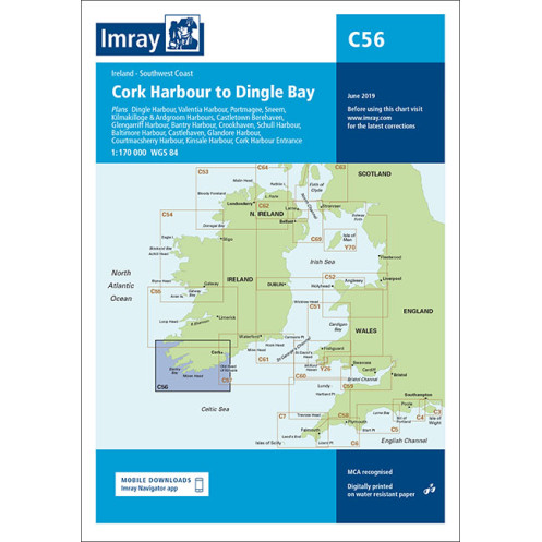 Imray - C56 - Cork Harbour to Dingle Bay