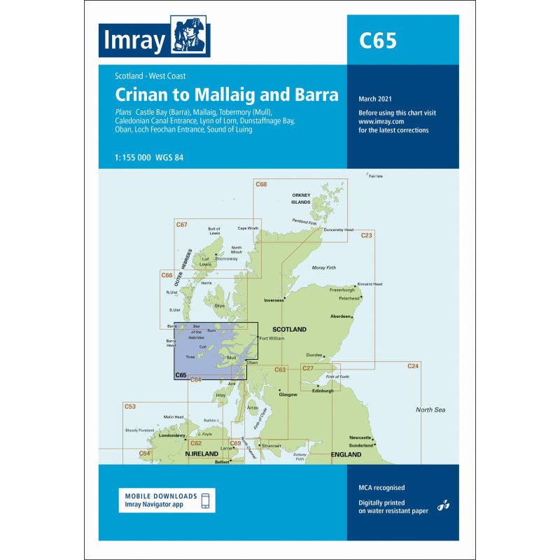 Imray - C65 - Crinan to Mallaig and Barra