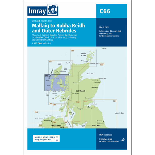 Imray - C66 - Mallaig to Rubha Reidh and Outer Hebrides