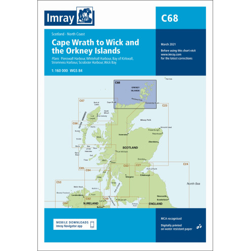 Imray - C68 - Cape Wrath to Wick and the Orkney Islands