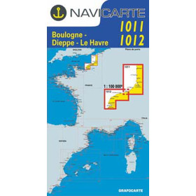 Navicarte - 1011 + 1012 - Boulogne, Dieppe, le Havre