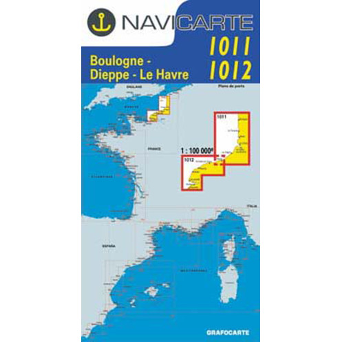Navicarte - 1011 + 1012 - Boulogne, Dieppe, le Havre