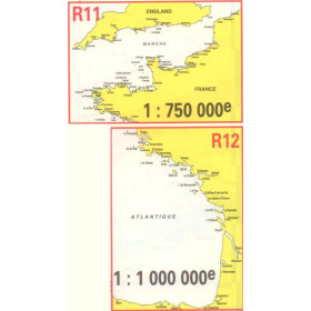 Navicarte - R11 + R12 - La Manche + Golfe de Gascogne