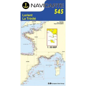 Navicarte - 545 - Lorient, La Trinité, Belle-Ile, Houat