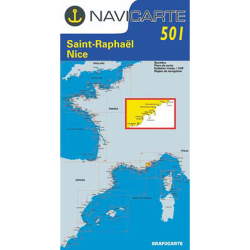 Navicarte - 501 - St-Raphaël, Nice, Iles de Lérins
