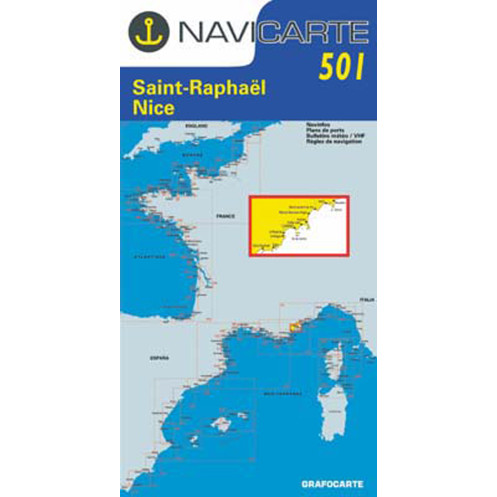 Navicarte - 501 - St-Raphaël, Nice, Iles de Lérins Navicarte - 501 - St-Raphaël, Nice, Iles de Lérins