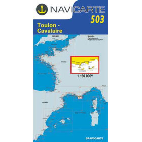 Navicarte - 503 - Toulon, Cavalaire, Iles d'Hyères