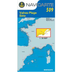 Navicarte - 509 - Valras, Sète, Etang de Thau