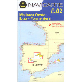 Navicarte - E02 - Majorque Ouest, Ibiza, Fromentera