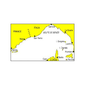 Navicarte - R2 - Routier Golfe de Gênes - Hyères à Calvi et Ile d'Elbe