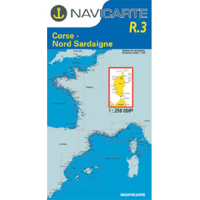 Navicarte - R3 - Routier Corse à Nord Sardaigne