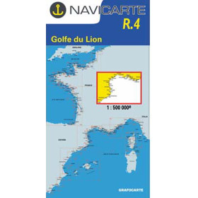 Navicarte - R4 - Routier Golfe du Lion - Marseille à Barcelone