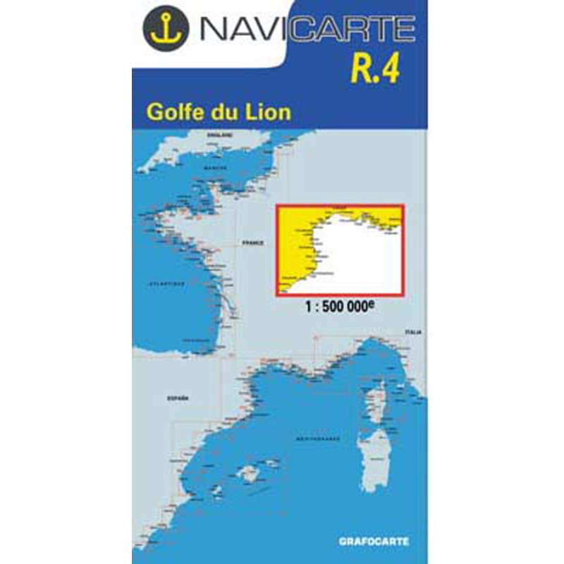 Navicarte - R4 - Routier Golfe du Lion - Marseille à Barcelone