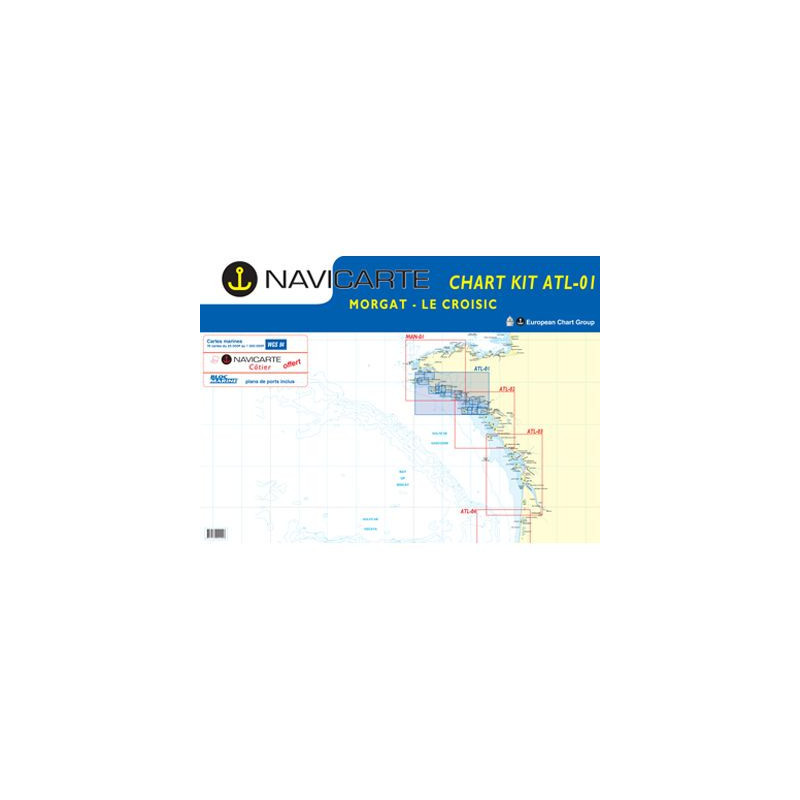 Navicarte Chartkits - ATL1 - De Morgat au Croisic
