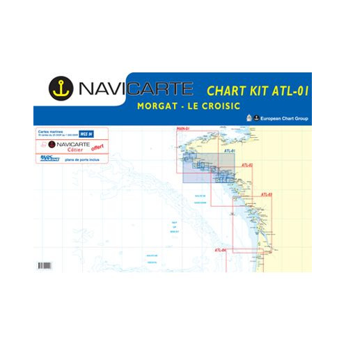 Navicarte Chartkits - ATL1 - de Morgat au Croisic