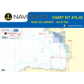 Navicarte Chartkits - ATL2 - De Lorient à l'Ile d'Yeu