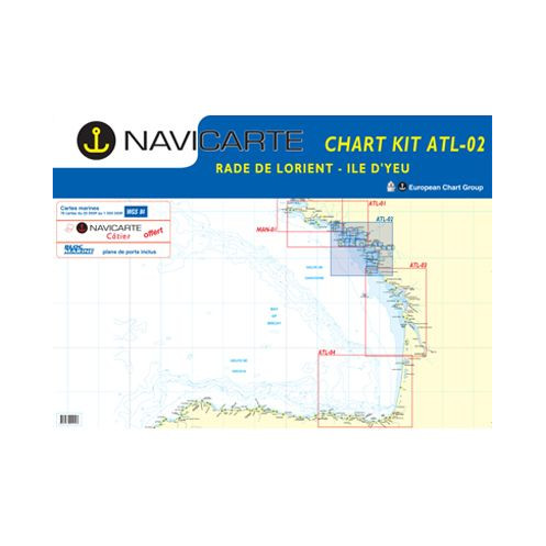Navicarte Chartkits - ATL2 - De Lorient à l'Ile d'Yeu Navicarte Chartkits - ATL2 - De Lorient à l'Ile d'Yeu
