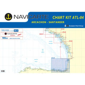 Navicarte Chartkits - ATL4 - De Arcachon à Santander