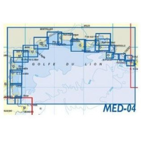 Navicarte Chartkits - MED4 - De Cerbère à la Ciotat