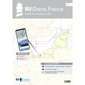 NV Charts - FR 1 - NV Atlas France - Dunkerque à Cherbourg