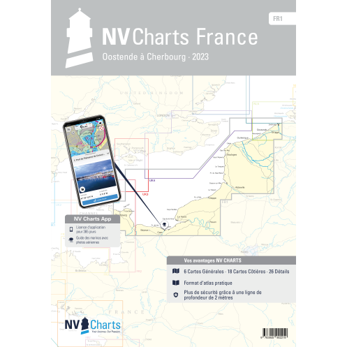 NV Charts - FR 1 - NV Atlas France - Dunkerque à Cherbourg NV Charts - FR 1 - NV Atlas France - Dunkerque à Cherbourg