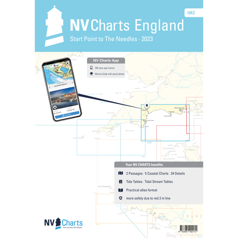 NV Charts - UK 2 - NV Atlas England - Start Point to The Needles