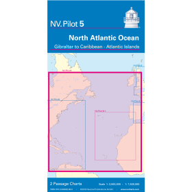NV Charts - NV Pilot 5 - North Atlantic Ocean, Gibraltar to Caribbean - Atlantic Islands