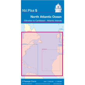 NV Charts - NV Pilot 5 - North Atlantic Ocean, Gibraltar to Caribbean • Atlantic Islands