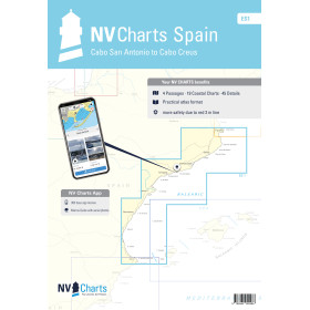 NV Charts - ES 1 - NV Atlas Spain - Cabo Creus to Cabo San Antonio