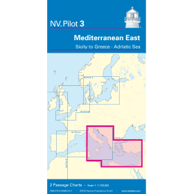 NV Charts - NV Pilot 3 - Mediterranean East, Sicily to Greece • Adriatic Sea