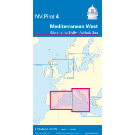 NV Charts - NV Pilot 4 - Mediterranean West, Gibraltar to Sicily - Adriatic Sea