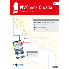NV Charts - HR 1 - NV Atlas Croatia - Trieste to Vodice
