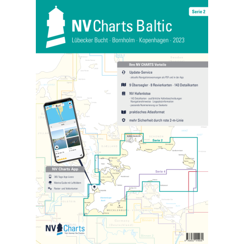 NV Charts - NV Atlas Serie 2 - Lübecker · Bucht Bornholm · Kopenhage