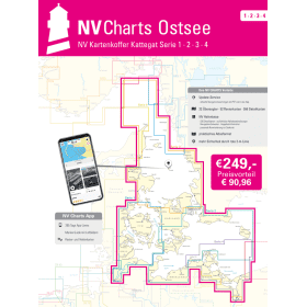 NV Charts - NV Atlas - Kartenkoffer : Ostsee, 1, 2, 3, 4