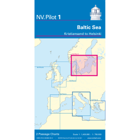 NV Charts - NV Pilot 1 - Baltic 1 Passage Charts Baltic, Kristiansand to Helsinki