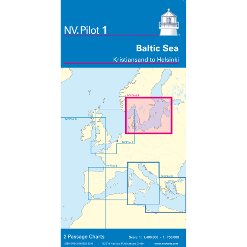 NV Charts - NV Pilot 1 - Baltic 1 Passage Charts Baltic, Kristiansand to Helsinki NV Charts - NV Pilot 1 - Baltic 1 Passage Charts Baltic, Kristiansand to Helsinki