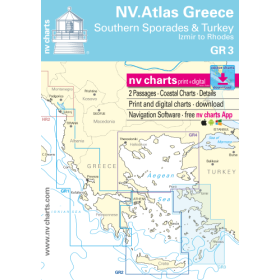 NV Charts - GR 3 - NV Atlas Greece - Southern Sporades & Turkey