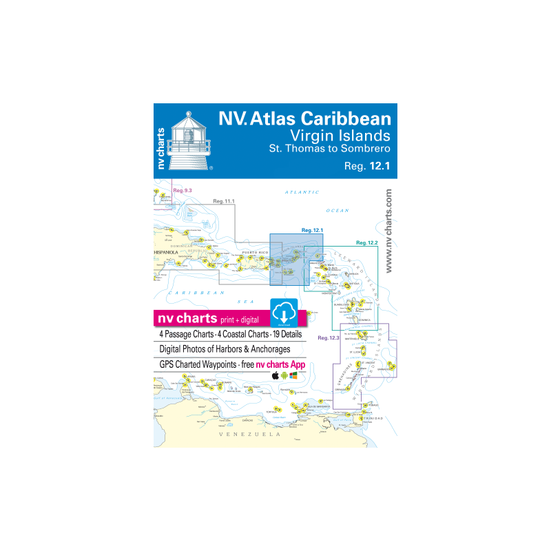 NV Charts - Reg. 12.1 - NV Atlas Caribbean - Virgin Islands