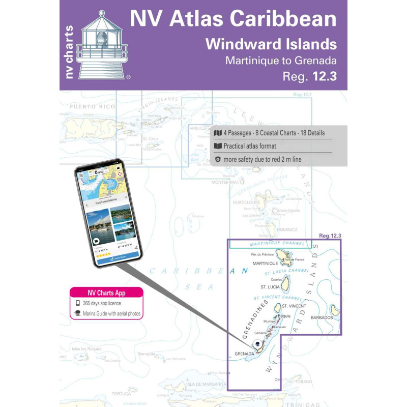 NV Charts - Reg. 12.3 - NV Atlas Caribbean - Windward Islands