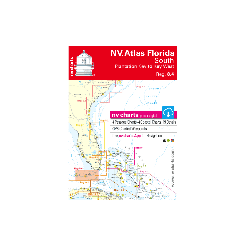 NV Charts - Reg. 8.4 - Florida, South, Plantation Key to Key West