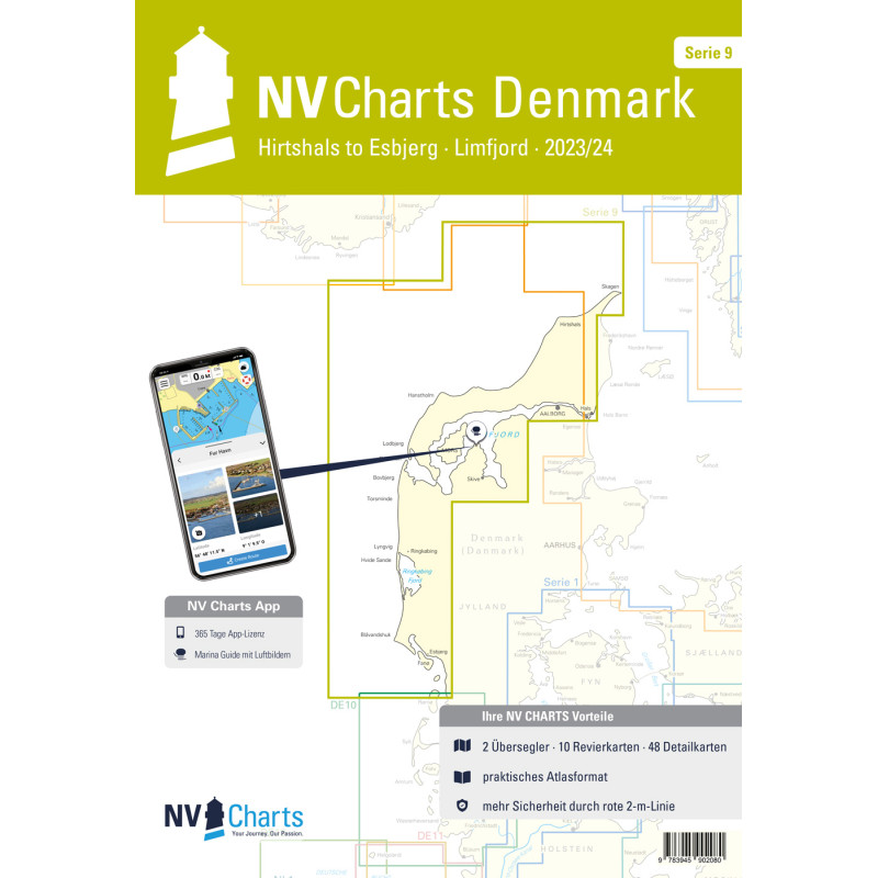 NV Charts - NV Atlas Serie 9 - Hirstshals to Esbjerg · Limfjord