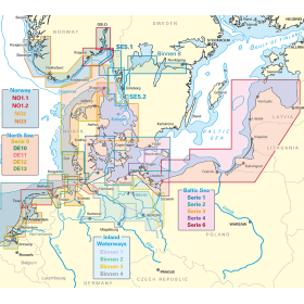 Carte marine NV Charts - NV Atlas Serie 9 - Hirstshals to Esbjerg · Limfjord