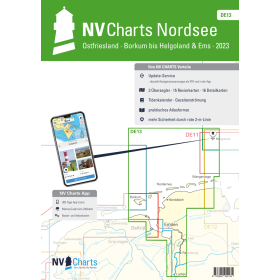 NV Charts - DE 13 - NV Atlas - Ostfriesische Inseln