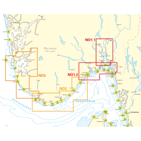 NV Charts - NO 1 - NV Atlas Norway - Oslofjord North - Oslo to Tonsberg