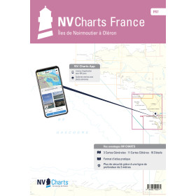 NV Charts - FR 7 - NV Atlas France - Iles de Noirmoutier à Oléron - la Rochelle