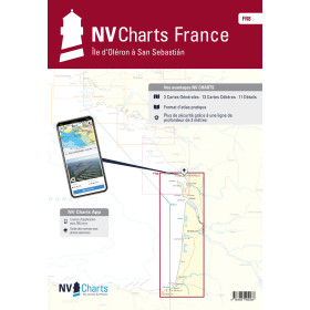 NV Charts - FR 8 - NV Atlas France - La Rochelle à la Frontière Espagnole - Bordeaux