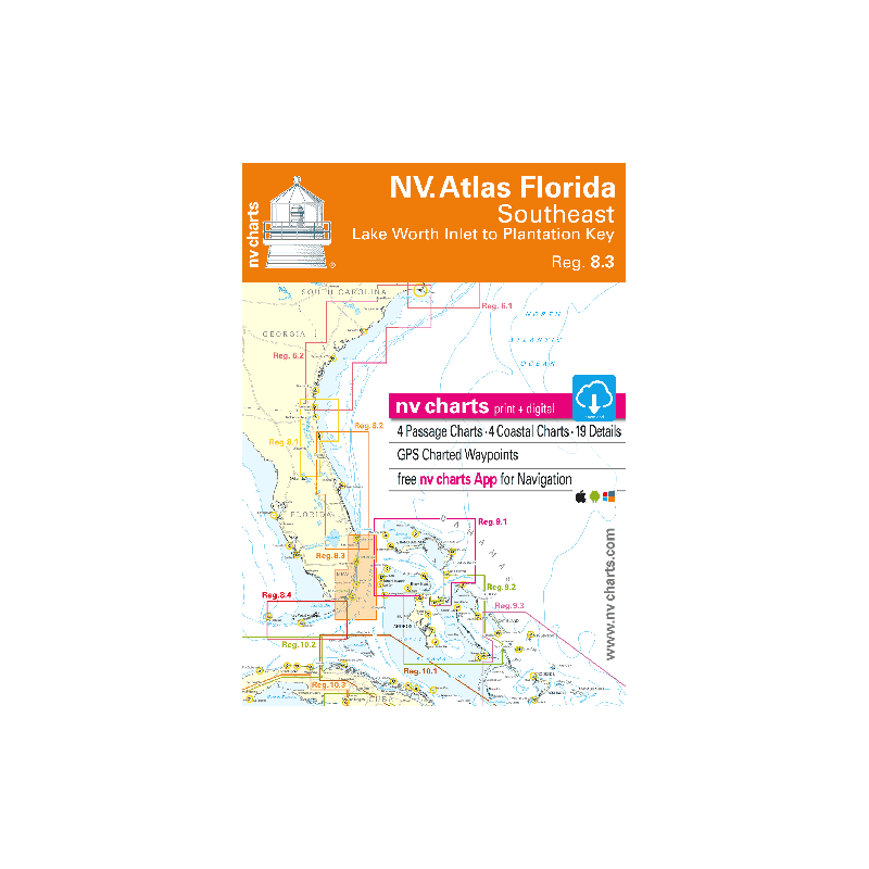 NV Charts - Reg. 8.3 - Florida, Southeast, Lake Worth to Plantation Key